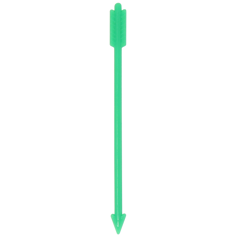 Green arrow shaped pick