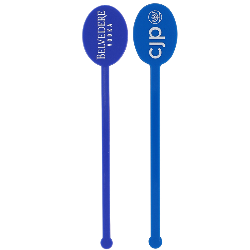 2 blue oval head stir sticks