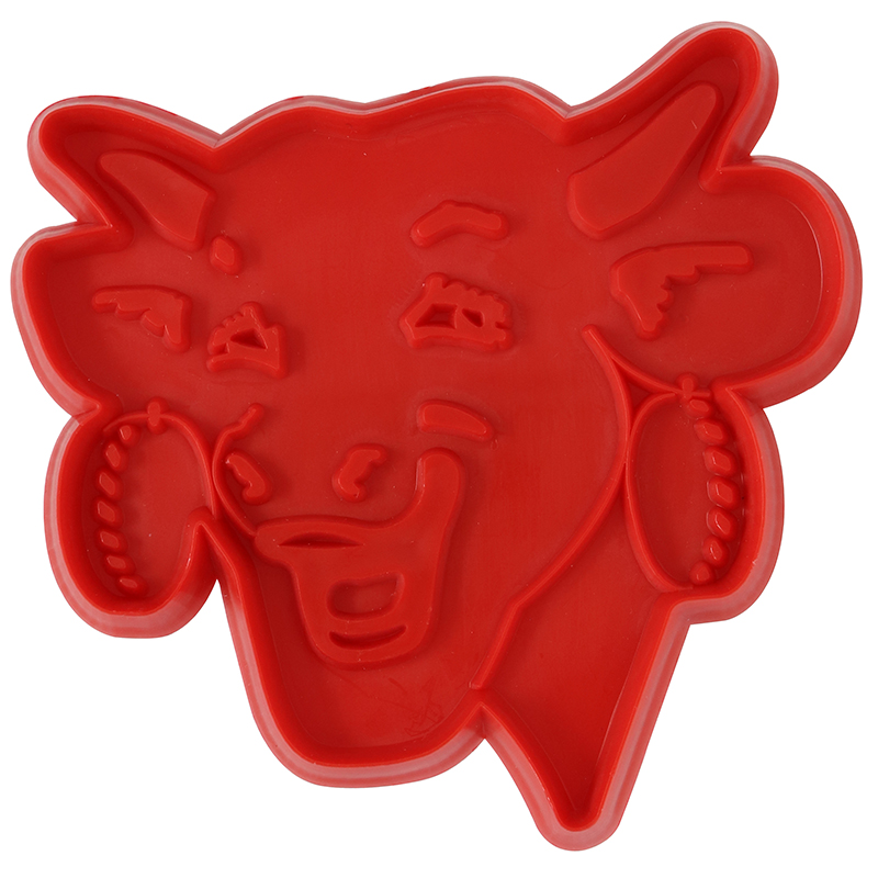 Red cow shaped cookie cutter