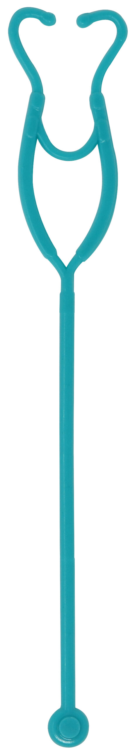 Blue Stethoscope shaped stir stick