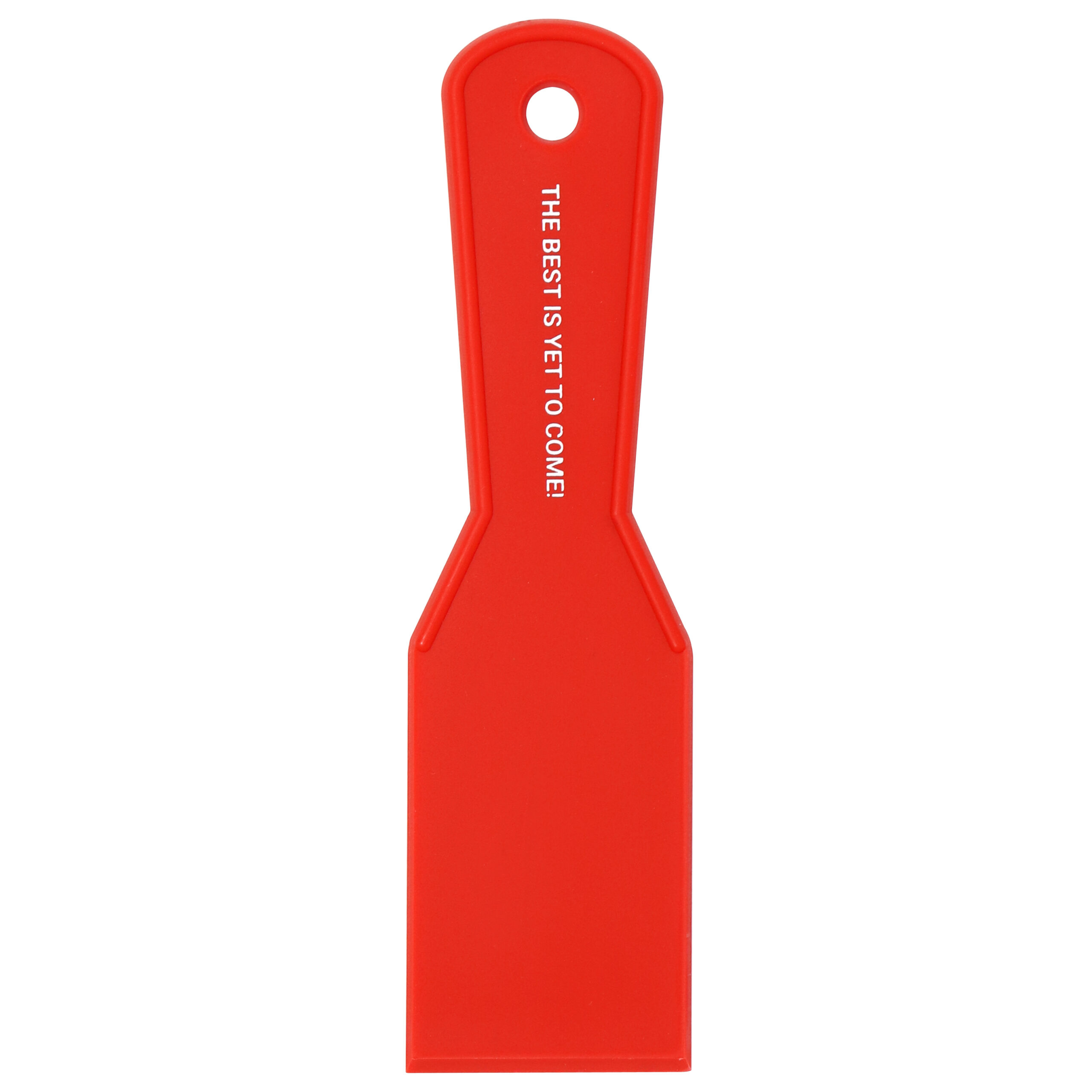 Red Plastic Putty Knife - Imprintable