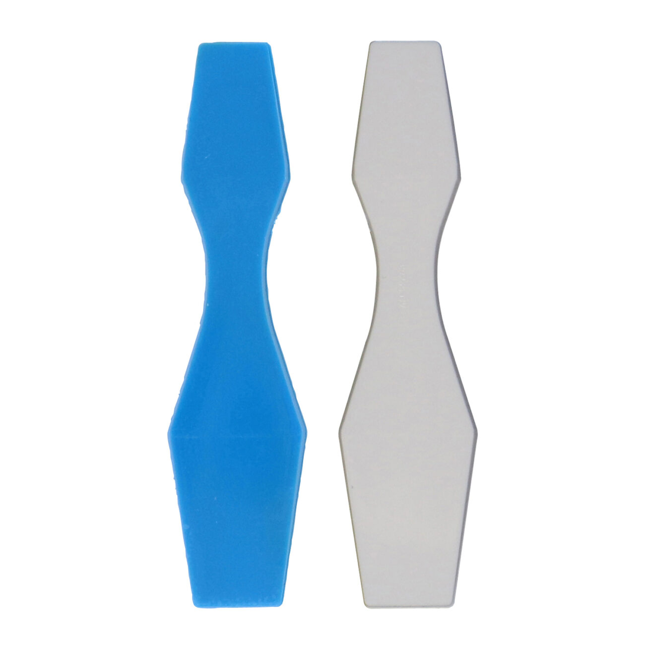 Blue & White Food/Cosmetic Double-End Spatula