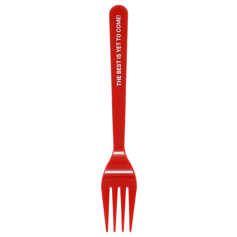 429 Red Fork with white Imprint